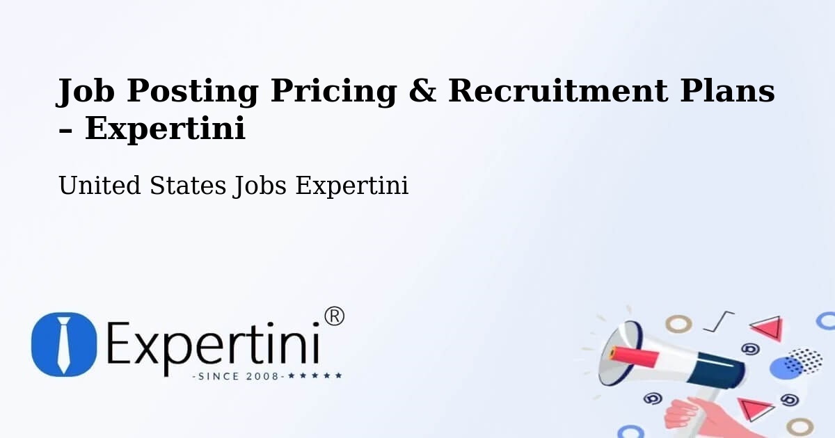 Job Posting Pricing & Recruitment Plans – Hammonton - Hammonton, United States Jobs Expertini